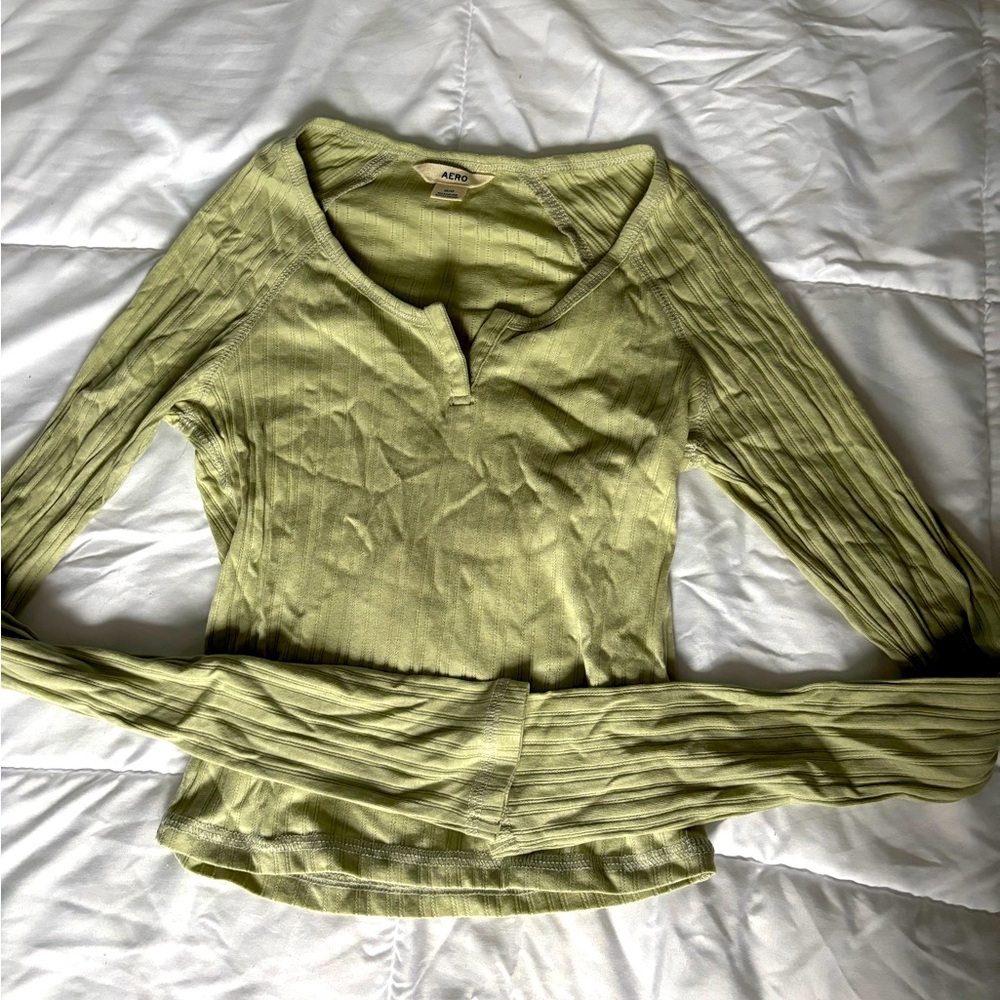 Olive Long Sleeve Women's Tee